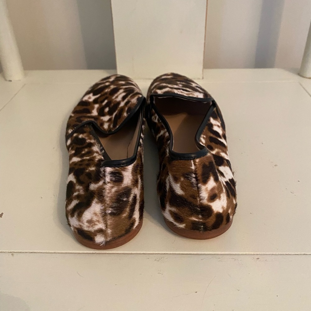 J. Crew - calf hair leather loafers - size 6 - Picture 3 of 5